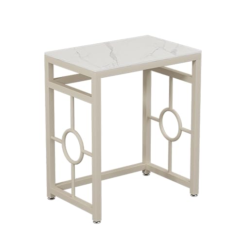 VOLDAX Saugroboter Ständer Staubsauger Beistelltisch Wohnzimmer Staubsauger Roboter Halter, Beistelltisch für Wohnzimmer Schlafzimmer Küche(Off-white1,40 * 40cm/15.7 * 15.7in) von VOLDAX