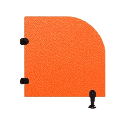 VOLDAX WC Urinal Trennwand Urinal Schamwands Öffentliche Toiletten-Trennwand, Privatsphäre in der Toilette mehr Komfort auf der Toilette(Orange,70 * 80cm/27.6 * 31.5in) von VOLDAX