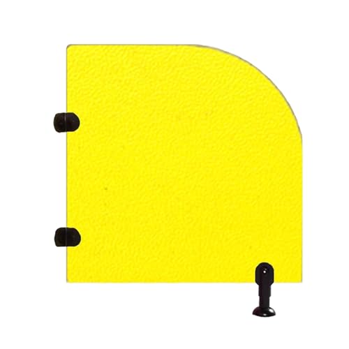 VOLDAX WC Urinal Trennwand Urinal Schamwands Öffentliche Toiletten-Trennwand, Privatsphäre in der Toilette mehr Komfort auf der Toilette(Yellow,60 * 70cm/23.6 * 27.6in) von VOLDAX