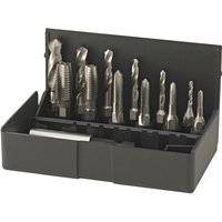 Bit-Satz Einschnittgewindebohrer M3-M10 + Spiralbohrer + Bit-Halter Bit-Satz Einschnittgewindebohrer M3-M10 + Spiralbohrer + Bit-Halter von VOLKEL