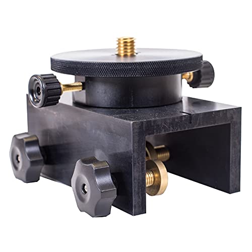 Schnurgerüsthalter für Rotationslaser, Nivelliere und Theodolite - 5/8" - Spannweite: 60 mm von VOLMER VERMESSUNGSGERÄTE- & AKKU-SERVICE