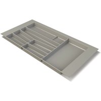 Besteckeinsatz - moderner Besteckkasten ideal als Besteck Organizer für kb 900mm, Kunststoff in Grau - Volpato Besteckeinsatz - moderner Besteckkasten ideal als Besteck Organizer für kb 900mm, Kunststoff in Grau - Volpato von VOLPATO