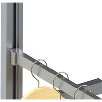 Kleiderstange Set 1200mm passend zu Stili Regalsystem, Aluminium schwarz eloxiert - Volpato Kleiderstange Set 1200mm passend zu Stili Regalsystem, Aluminium schwarz eloxiert - Volpato von VOLPATO