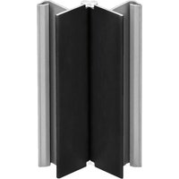 Volpato - Eckverbinder Sockelleiste verstellbar - Höhe 120mm - passend zur Sockelblende Flex der Serie S10/20/90, Kunststoff schwarz matt Volpato - Eckverbinder Sockelleiste verstellbar - Höhe 120mm - passend zur Sockelblende Flex der Serie S10/20/90, Kunststoff schwarz matt von VOLPATO