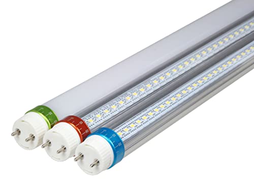 VOLTACON T8 LED Röhre - 150cm Glühbirne in 4000K Naturweiß Farbe - 30W Energiesparende Lichtleiste mit 180° drehbaren Endkappen von VOLTACON
