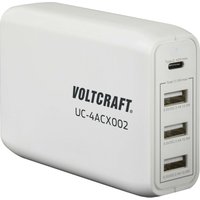 [GEBRAUCHT] B-Ware Voltcraft Usb Ladegerät Steckdose Ausgangsstrom Max 3400 M A 4 X Usb Usb C Buchse von VOLTCRAFT