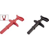 VOLTCRAFT MSK-116 Krokodilklemme Stecker 4 mm CAT III 1000 V, CAT IV 600 V Schwarz, Rot von VOLTCRAFT