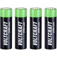 HR06 Mignon (AA)-Akku NiMH 2750 mAh 1.2 v 4 St. - Voltcraft von VOLTCRAFT