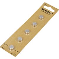 Voltcraft - Knopfzelle lr 44 1.5 v 5 St. 100 mAh Alkali-Mangan VC-16108015 von VOLTCRAFT