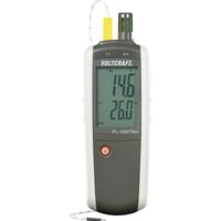 Voltcraft - Luftfeuchtemessgerät (Hygrometer) PL-100TRH 0 % rF 100 % rF -200 °c +1372 °c kalibriert: w von VOLTCRAFT