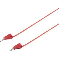 Voltcraft MSB-200 Messleitung [Lamellenstecker 2 mm - Lamellenstecker 2 mm] 0.90 m ROT 1 St. von ROT