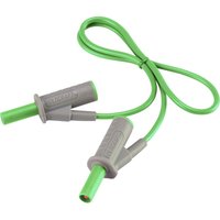 Voltcraft - MSB-501 Sicherheits-Messleitung Lamellenstecker 4 mm Lamellenstecker 4 mm 0.50 m Grün 1 St von VOLTCRAFT