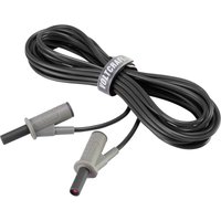 MSB-501 Sicherheits-Messleitung Lamellenstecker 4 mm Lamellenstecker 4 mm 5.00 m Schwarz 1 - Voltcraft von VOLTCRAFT