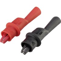 Voltcraft - MSK-111 Krokodilklemme Stecker 2 mm cat iii 1000 v, cat iv 600 v Schwarz, Rot von VOLTCRAFT