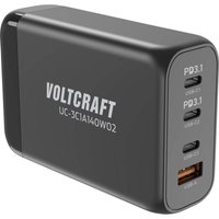 [NEUWERTIG] B-Ware Voltcraft Usb Ladegerät Station Schwarz Uc 3 C1 A140 W02 Ga N Netzteil 140 W von VOLTCRAFT