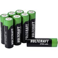 VC-16044360 Mignon (AA)-Akku NiMH 2750 mAh 1.2 v 8 St. - Voltcraft von VOLTCRAFT