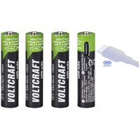 Voltcraft - VC-AAA400USB usb-c® Akku Li-Ion 400 mAh 1.5 v 4 St. von VOLTCRAFT