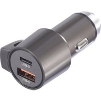 Voltcraft - VC-CPS-45W usb Ladegerät 1x usb-a, 1x usb-c® Schwarz kfz von VOLTCRAFT