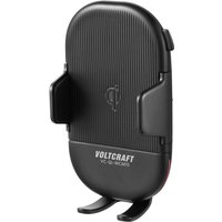 Voltcraft - VC-Qi-WCM15 Lüftungsgitter Handy-Kfz-Halterung mit Induktionsladefunktion 55 - 89 mm 4 - 6 von VOLTCRAFT