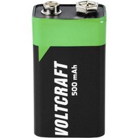 VOLTCRAFT 6LR61 9V Block-Akku Li-Ion 500 mAh 7.4V 1St. VOLTCRAFT 6LR61 9V Block-Akku Li-Ion 500 mAh 7.4V 1St. von VOLTCRAFT
