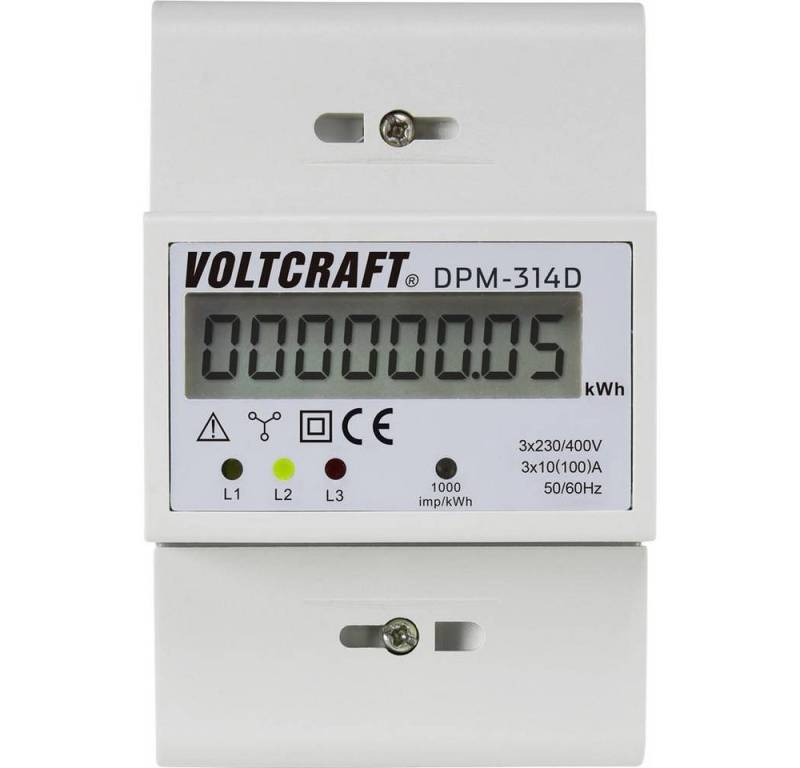 VOLTCRAFT Drehstromzähler Digitaler Drehstromzähler von VOLTCRAFT