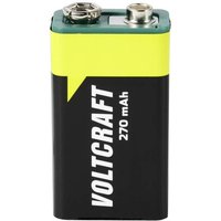 VOLTCRAFT Endurance 6LR61 9V Block-Akku NiMH 270 mAh 8.4V 1St. von VOLTCRAFT