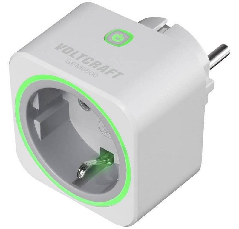 VOLTCRAFT Energiekostenmessgerät Bluetooth® Energiekosten-Messgerät SEM6000-1, Bluetooth®-Schnittstelle, Datenexport, Datenloggerfunktion, TRMS von VOLTCRAFT