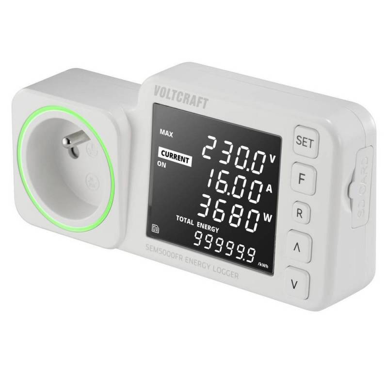 VOLTCRAFT Energiekostenmessgerät Energie-Logger VC-12936575, Kostenprognose, Alarmfunktion, Stromtarif einstellbar VOLTCRAFT Energiekostenmessgerät Energie-Logger VC-12936575, Kostenprognose, Alarmfunktion, Stromtarif einstellbar von VOLTCRAFT