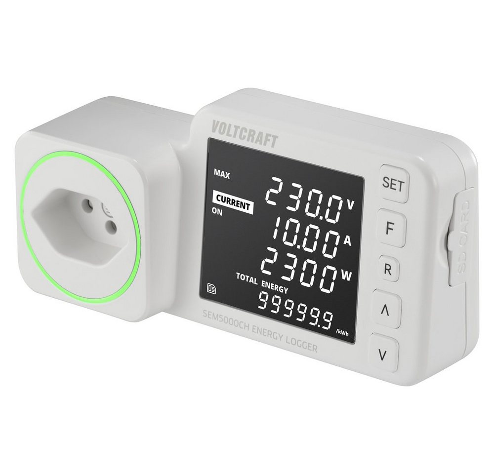 VOLTCRAFT Energiekostenmessgerät VOLTCRAFT SEM5000 CH Energiekosten-Messgerät Kostenprognose, Alarmfunk, SEM5000 CH VOLTCRAFT Energiekostenmessgerät VOLTCRAFT SEM5000 CH Energiekosten-Messgerät Kostenprognose, Alarmfunk, SEM5000 CH von VOLTCRAFT