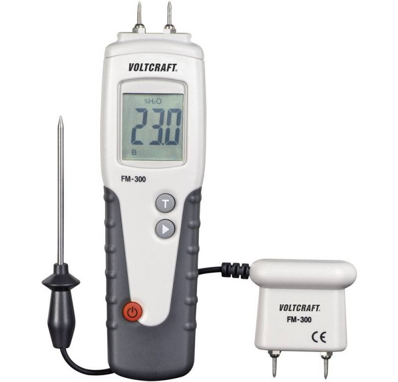 VOLTCRAFT Feuchtigkeitsmesser VOLTCRAFT FM-300 Holzfeuchtemessgerät Messbereich Holzfeuchtigkeit von VOLTCRAFT