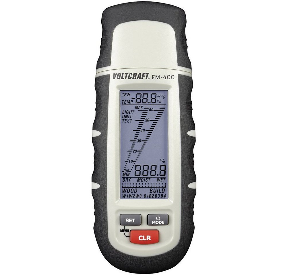 VOLTCRAFT Feuchtigkeitsmesser VOLTCRAFT FM-400 Materialfeuchtemessgerät Messbereich Baufeuchtigkeit von VOLTCRAFT