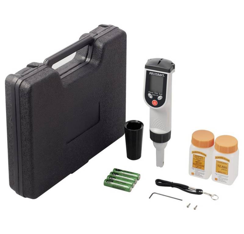 VOLTCRAFT Feuchtigkeitsmesser VOLTCRAFT KBM-90 Kombi-Messgerät Leitfähigkeit, Gelöste Teilchen (TDS von VOLTCRAFT