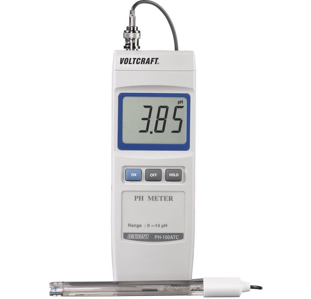 VOLTCRAFT Feuchtigkeitsmesser VOLTCRAFT PH-100 ATC pH-Messgerät von VOLTCRAFT