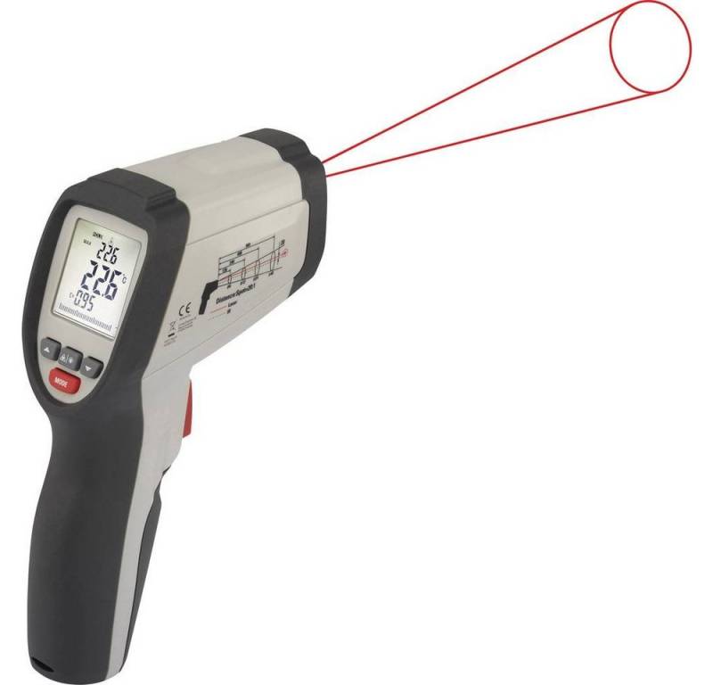 VOLTCRAFT Infrarot-Thermometer IR-Thermometer, Pyrometer von VOLTCRAFT