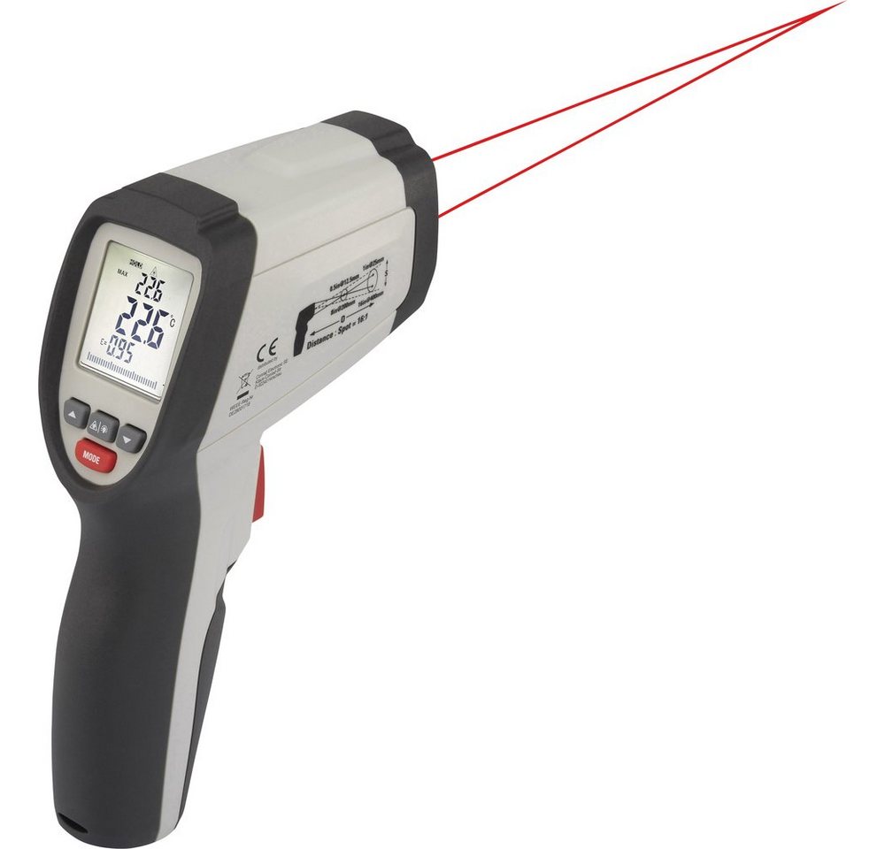 VOLTCRAFT Infrarot-Thermometer VOLTCRAFT IR 650-16D Infrarot-Thermometer Optik 16:1 -40 - 650 °C Py VOLTCRAFT Infrarot-Thermometer VOLTCRAFT IR 650-16D Infrarot-Thermometer Optik 16:1 -40 - 650 °C Py von VOLTCRAFT