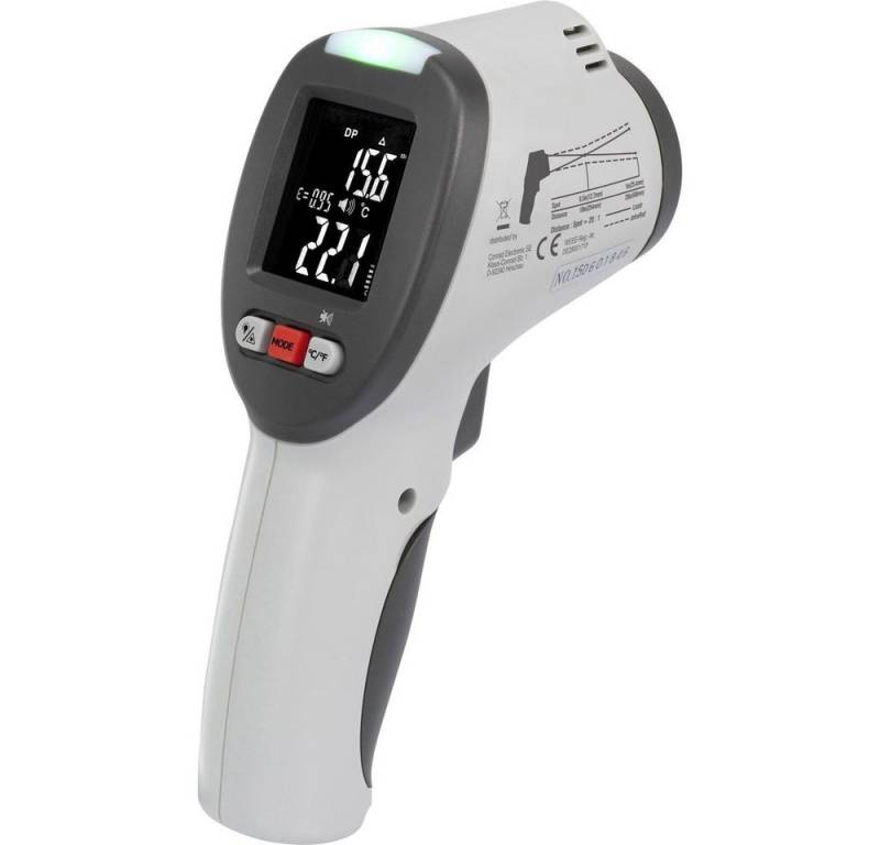 VOLTCRAFT Infrarot-Thermometer VOLTCRAFT IR-SCAN-350RH/2 Infrarot-Thermometer Optik 20:1 -50 - +380 von VOLTCRAFT
