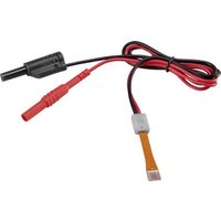 VOLTCRAFT MB-702 Batterie Messadapter - gerade Schwarz, Rot von VOLTCRAFT