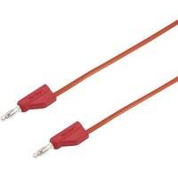 VOLTCRAFT MSB-300 Messleitung Lamellenstecker 4 mm Lamellenstecker 4 mm 25.00 cm Rot 1 St. von VOLTCRAFT