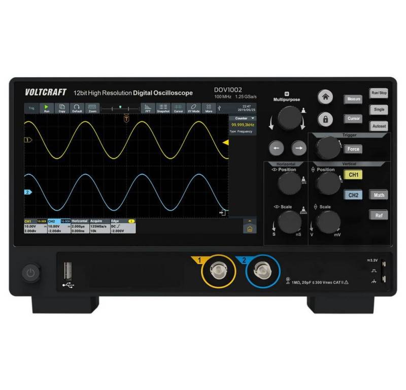 VOLTCRAFT Multimeter 100 MHz 2-Kanal 12 Bit von VOLTCRAFT