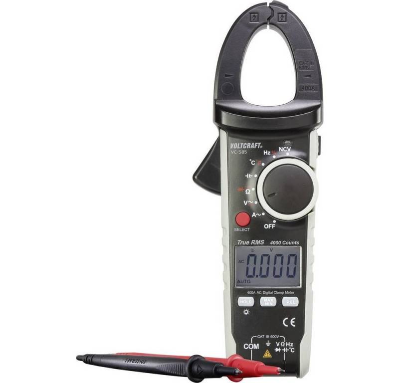 VOLTCRAFT Multimeter Digitales TrueRMS AC-Stromzangen-Multimeter von VOLTCRAFT