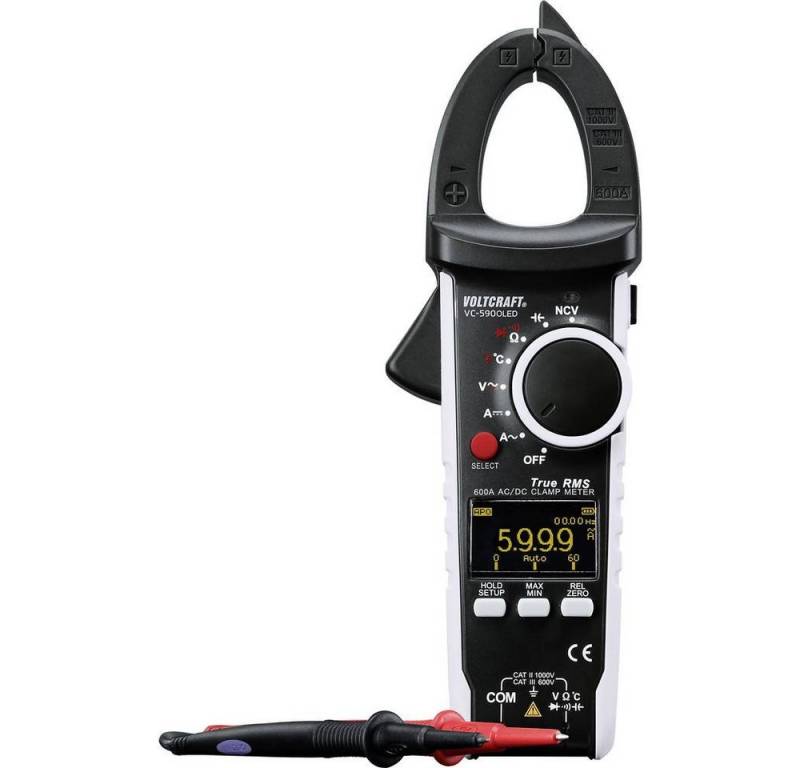 VOLTCRAFT Multimeter Digitales Zangen-Multimeter, OLED-Display von VOLTCRAFT