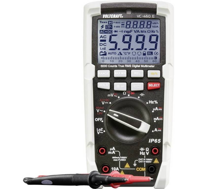 VOLTCRAFT Multimeter Multimeter, Strahlwassergeschützt (IP65) von VOLTCRAFT