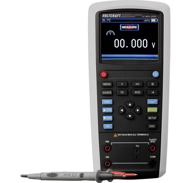 VOLTCRAFT Multimeter VOLTCRAFT VC MFK-2000 Kalibrator Temperatur von VOLTCRAFT