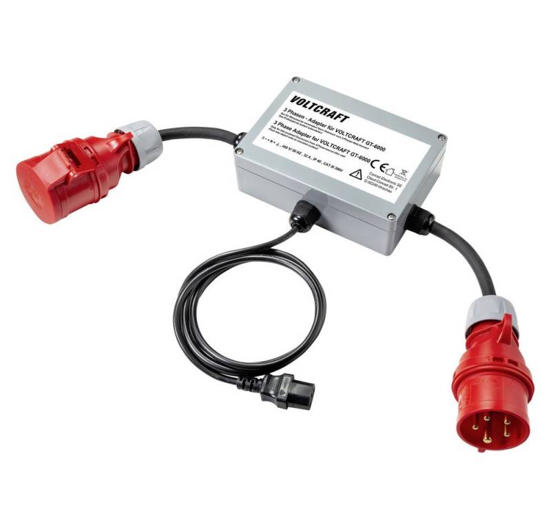 VOLTCRAFT Spannungsprüfer VOLTCRAFT VC GT 6001 32A Messadapter Messadapter 3-phasig CEE 32 A , (VC GT 6001 32A) von VOLTCRAFT