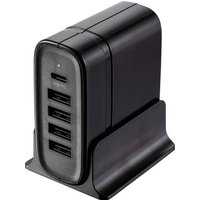 VOLTCRAFT UC-5ACX001 USB-Ladegerät 41.5W Steckdose Ausgangsstrom (max.) 4400mA Anzahl Ausgänge: 5 von VOLTCRAFT