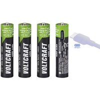 VOLTCRAFT VC-AAA400USB USB-C® Akku Li-Ion 400 mAh 1.5V 4St. von VOLTCRAFT