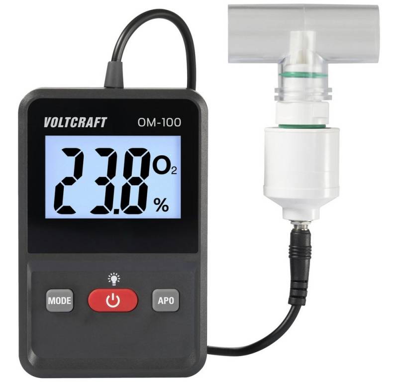 VOLTCRAFT VOLTCRAFT OM-100 Sauerstoff-Messgerät 0 - 100 % Sauerstoff-Messgerät k Gasmelder von VOLTCRAFT