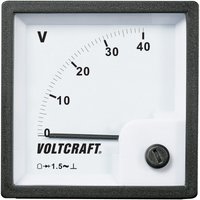 Voltcraft - AM-72x72/40V AM-72x72/40V Analog-Einbaumessgerät AM-72x72/40V 40 v Drehspule von VOLTCRAFT