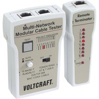 Kabeltester CT-2 Voltcraft CT-2 Geeignet für RJ-45, bnc, RJ-11 von VOLTCRAFT