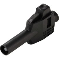 Voltcraft - MP-4 Laborstecker mit Klemmanschluss Stecker, gerade Stift-Ø: 4 mm Schwarz 1 St. Bulk von VOLTCRAFT